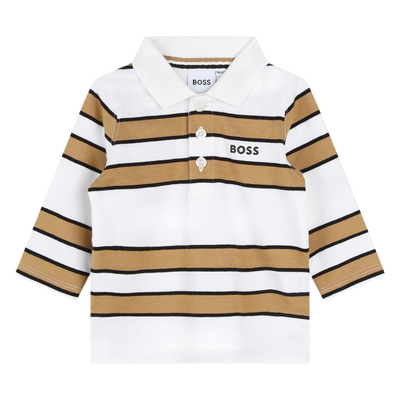 Polo de algodão às riscas BOSS BOY