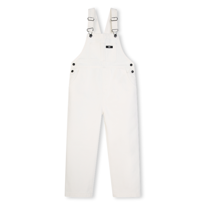 Jardineiras em algodão DKNY 
                    UNISEX