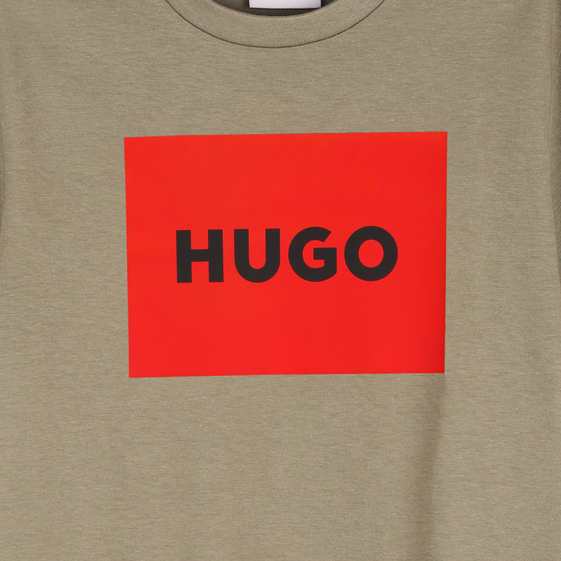 T-shirt de manga curta HUGO 
                        BOY