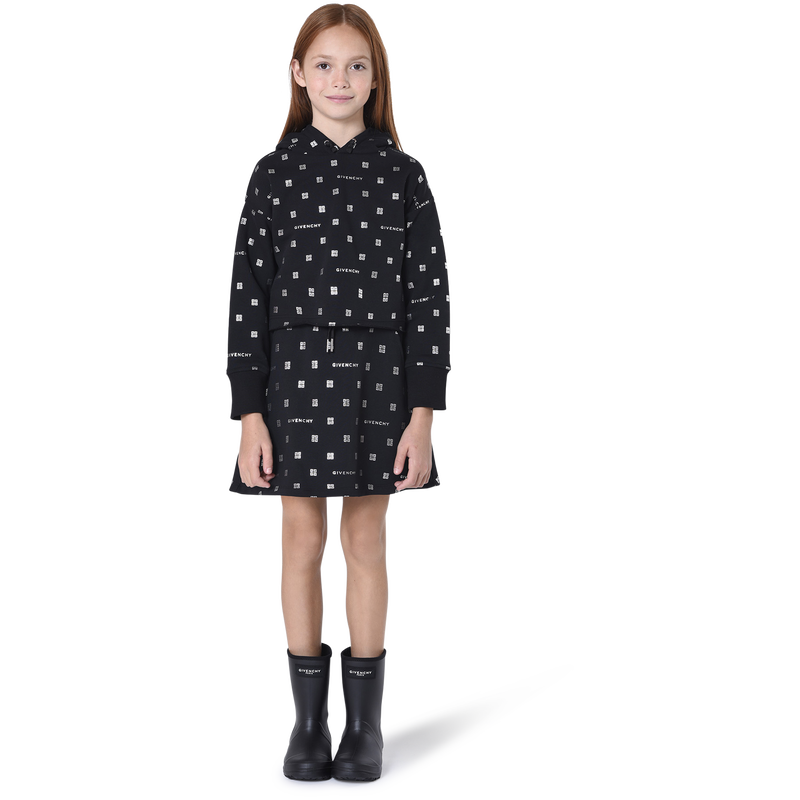 VESTIDO COM CAPUCHA GIVENCHY 
                    GIRL