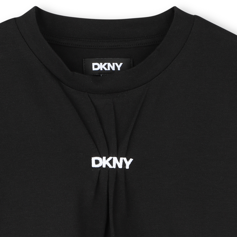 T-shirt fluida em algod&atilde;o DKNY 
                        GIRL