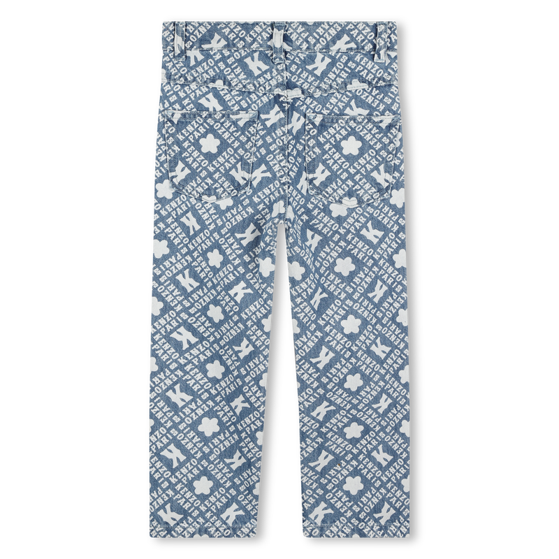 Printed Denim Trousers KENZO KIDS 
                    BOY