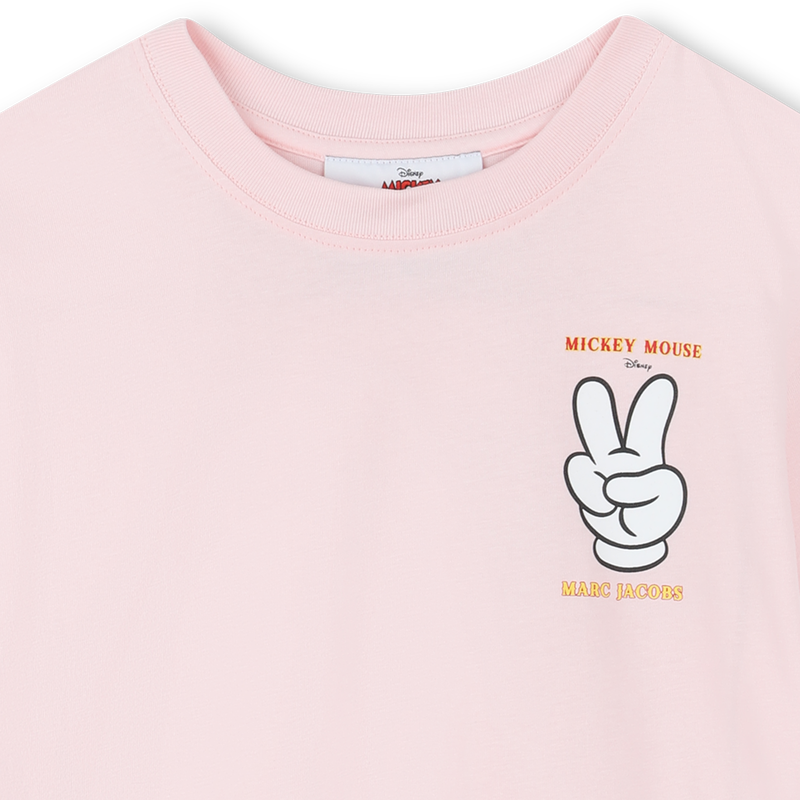 T-shirt em jersey de algod&atilde;o MARC JACOBS 
                        GIRL