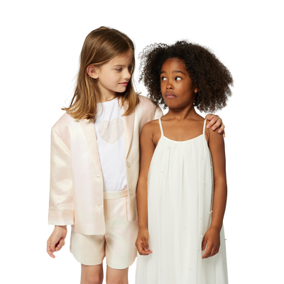 Vestido formal com al&ccedil;as BILLIEBLUSH GIRL