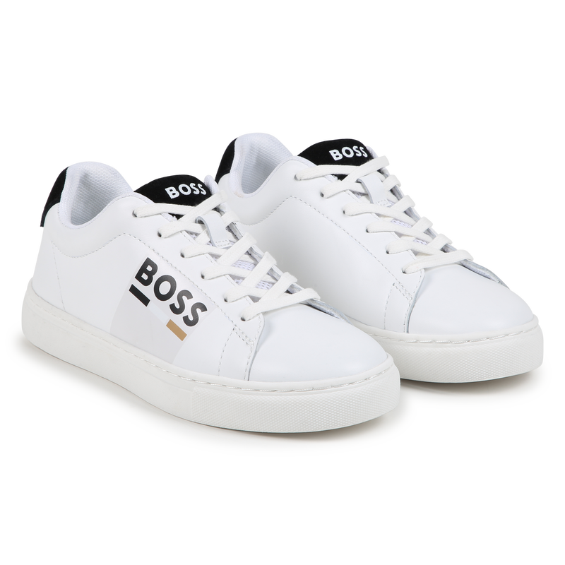 Sapatilhas atacadores em pele BOSS 
                    BOY