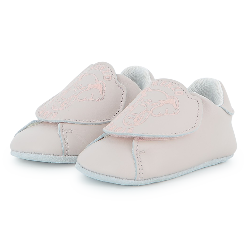 Sapatinhos de beb&eacute; em pele bovina KENZO KIDS 
                        UNISEX