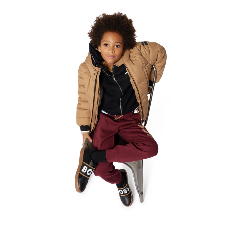 Cotton & Wool Cardigan BOSS 
                    BOY
