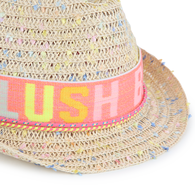 Chapéu entrançado multicolorido BILLIEBLUSH 
                    GIRL