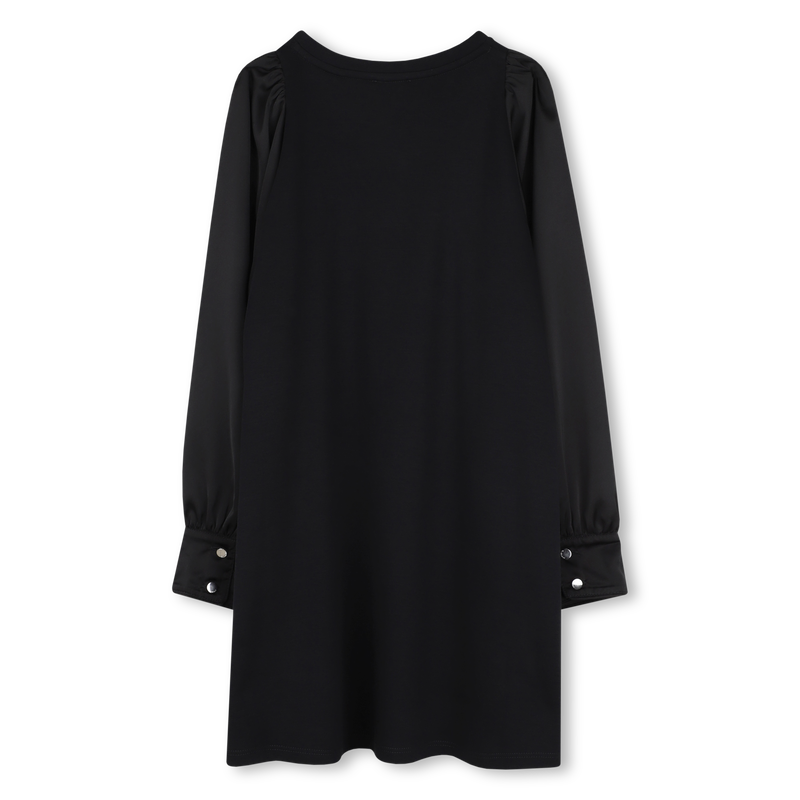 Vestido com mangas de cetim GIVENCHY 
                        GIRL