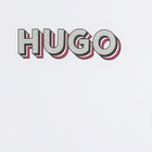 T-shirt estampada com log&oacute;tipo HUGO 
                    GIRL