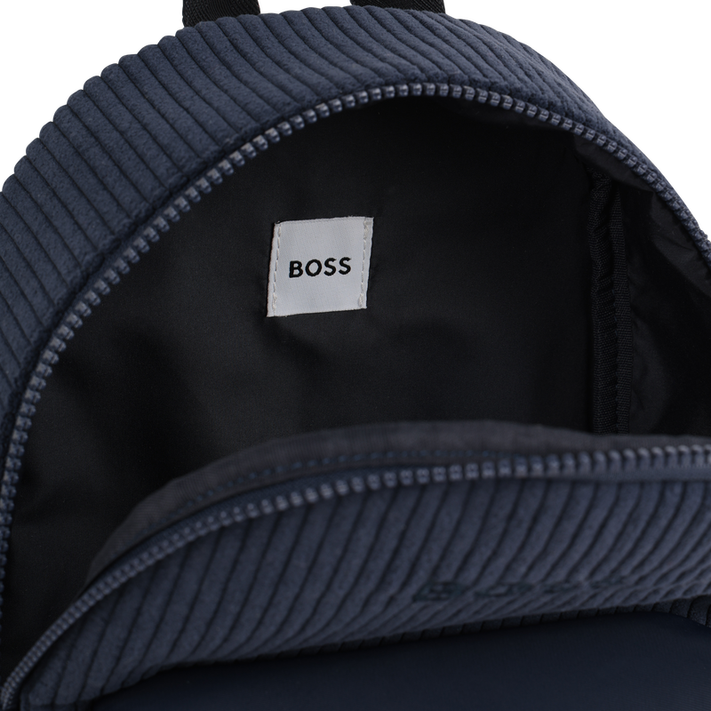 Mochila de veludo cotelê BOSS 
                    BOY