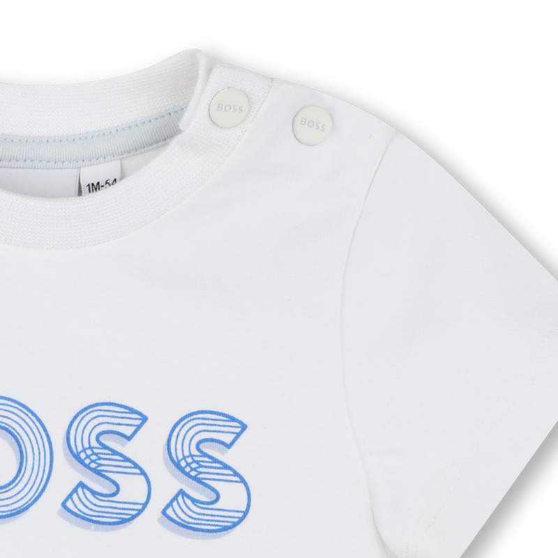 T-shirt com log&oacute;tipo estampado BOSS 
                        BOY