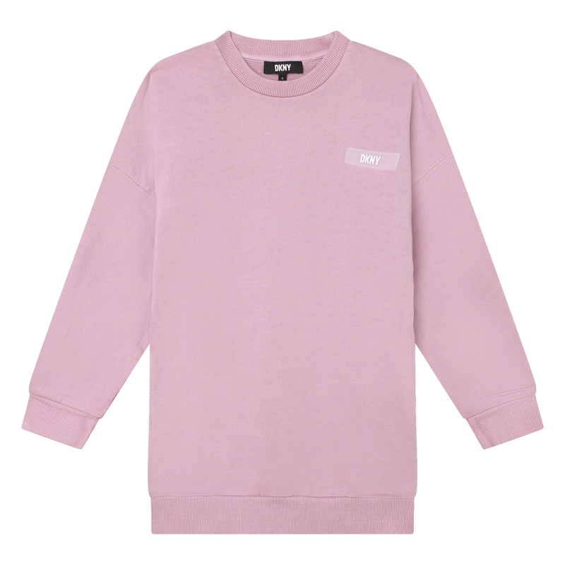 Logo cotton dress DKNY 
                    GIRL