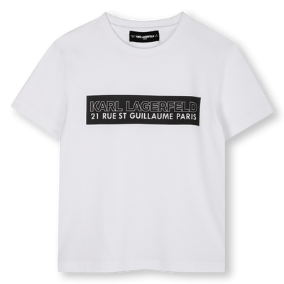 T-shirt de manga curta KARL LAGERFELD KIDS BOY