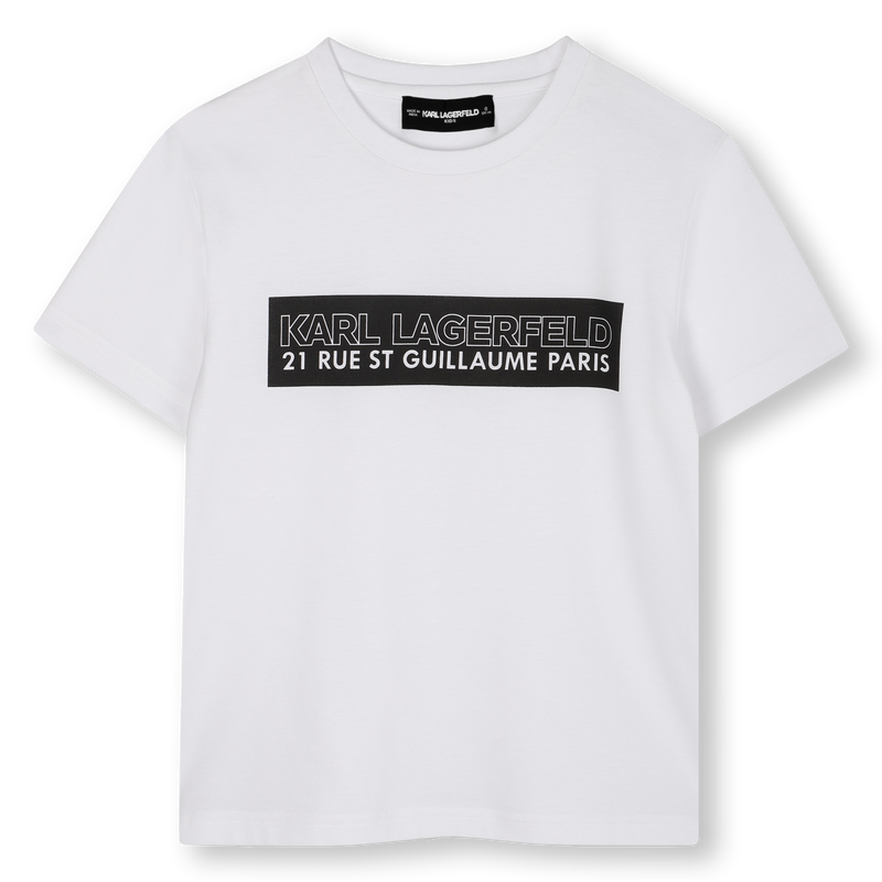 T-shirt de manga curta KARL LAGERFELD KIDS 
                    BOY