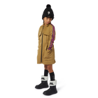 Botins em pele com revirado KARL LAGERFELD KIDS 
                    GIRL