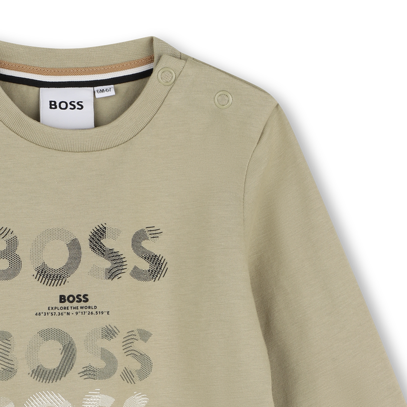 Camiseta de manga longa BOSS 
                        BOY