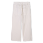 Cal&ccedil;as evas&eacute; em popelina KENZO KIDS 
                    GIRL