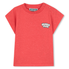 T-shirt com abertura do pino de imprensa KENZO KIDS 
                    GIRL