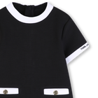 Vestido de manga curta KARL LAGERFELD KIDS 
                    GIRL