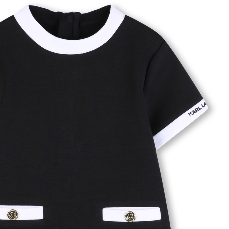 VESTIDO DE MANGA CURTA KARL LAGERFELD KIDS 
                        GIRL