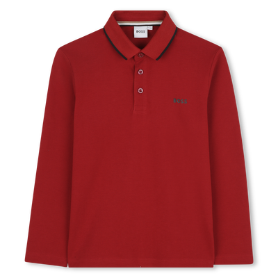 Camisa pólo de manga comprida BOSS BOY