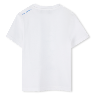 T-shirt com estampa KARL LAGERFELD KIDS BOY