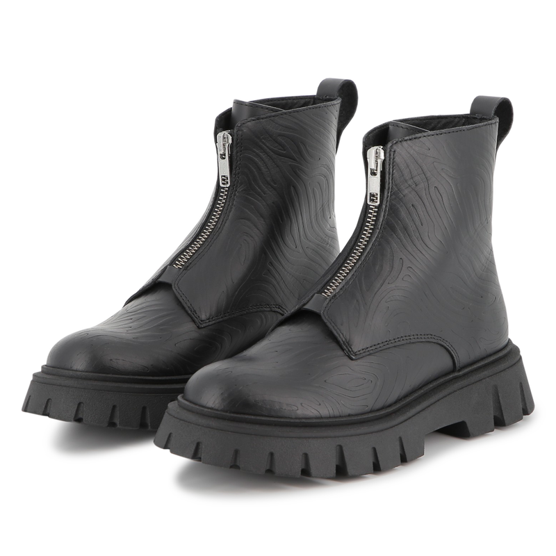 Botins de couro bovino MARC JACOBS 
                    GIRL