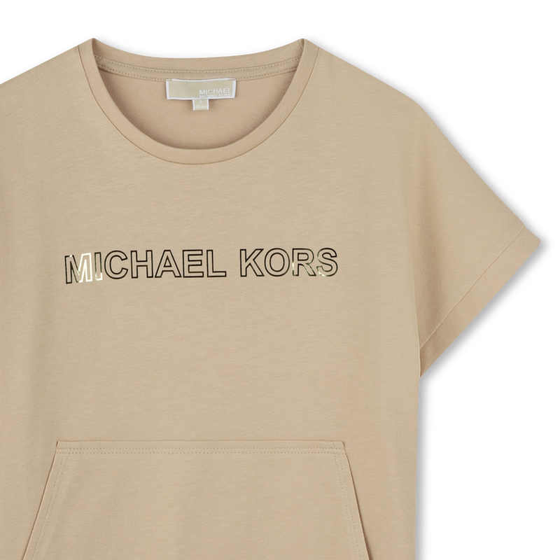 Vestido de manga curta MICHAEL KORS 
                        GIRL