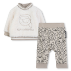 Conjunto de moletom e cal&ccedil;as de jogging KARL LAGERFELD KIDS 
                    BOY