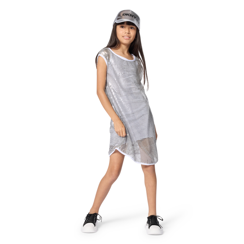 Vestido de manga curta DKNY 
                        GIRL