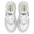 T&ecirc;nis de cano baixo com cadar&ccedil;o KARL LAGERFELD KIDS 
                    GIRL
