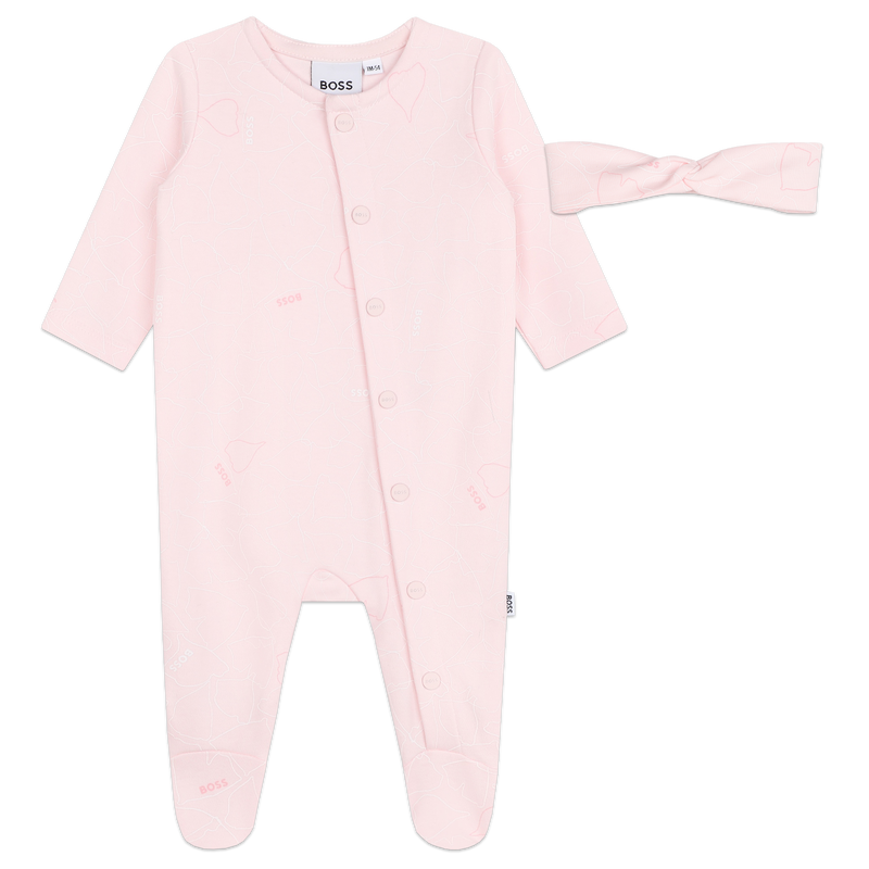 Conjunto de pijama e fita BOSS 
                        GIRL