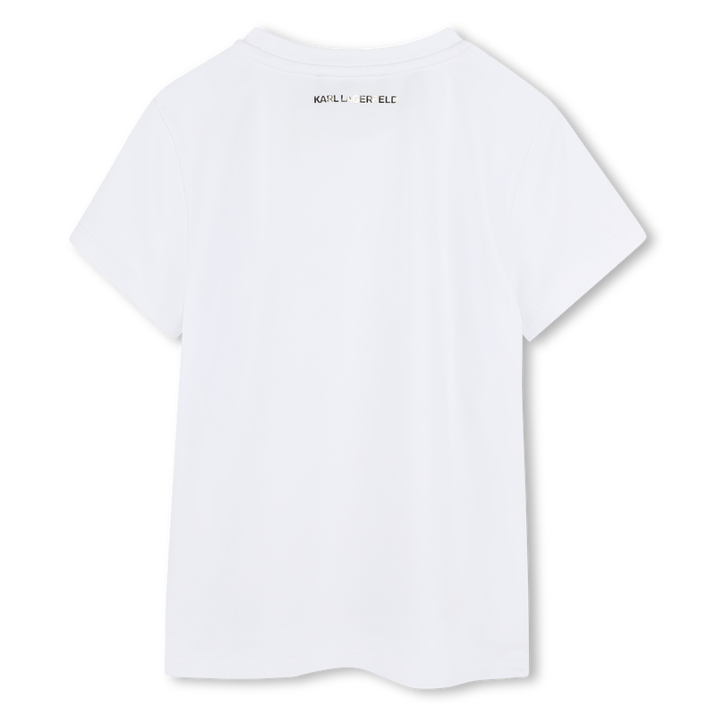 T-shirt de manga curta KARL LAGERFELD KIDS 
                        GIRL