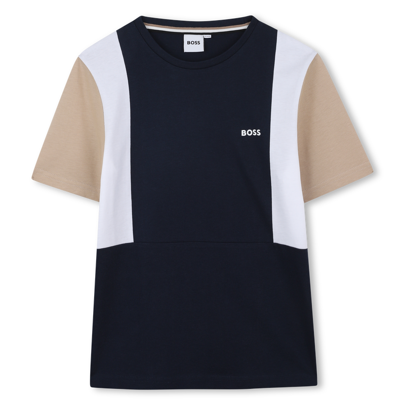 T-shirt algodão multicolorida BOSS 
                    BOY