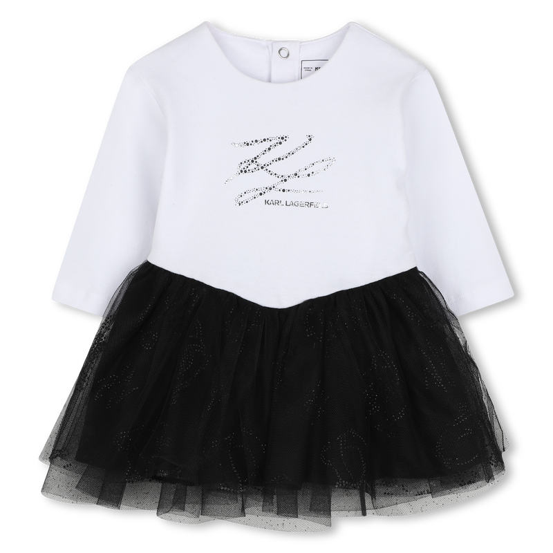 Vestido de cerim&ocirc;nia KARL LAGERFELD KIDS 
                        GIRL