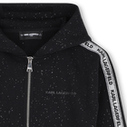 Cardigan  com capuz KARL LAGERFELD KIDS 
                    GIRL