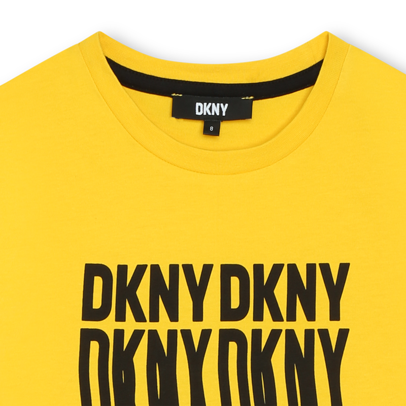 T-shirt estampada em algodão DKNY 
                    BOY