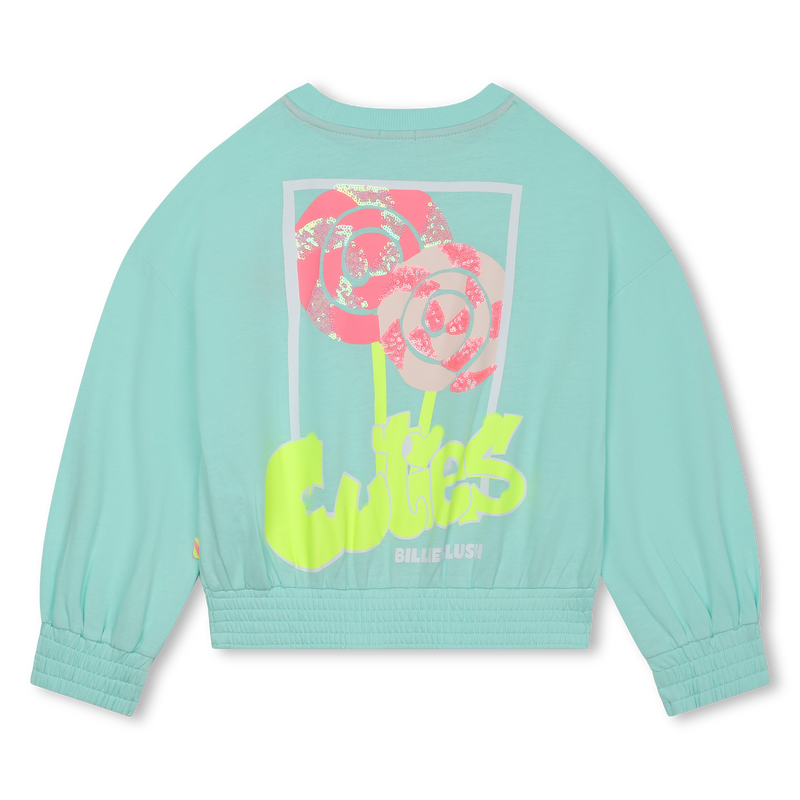 Sweatshirt leve estampada BILLIEBLUSH 
                    GIRL