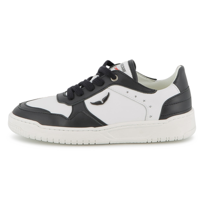 Sapatilhas com atacadores em pele de vaca ZADIG & VOLTAIRE UNISEX