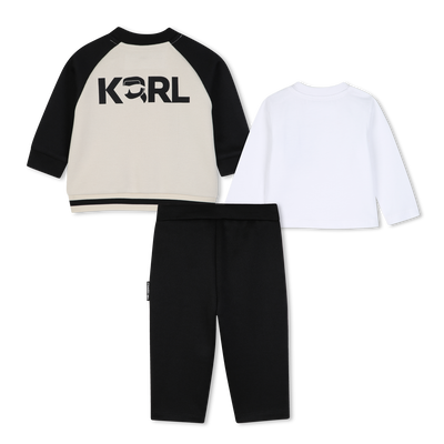 Conjunto de moletom KARL LAGERFELD KIDS MENINO