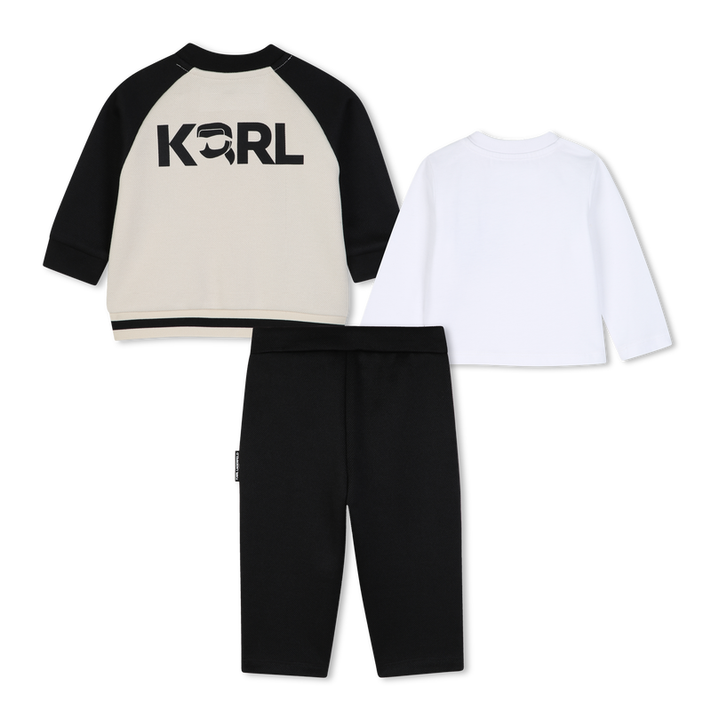 Conjunto de moletom KARL LAGERFELD KIDS 
                        MENINO