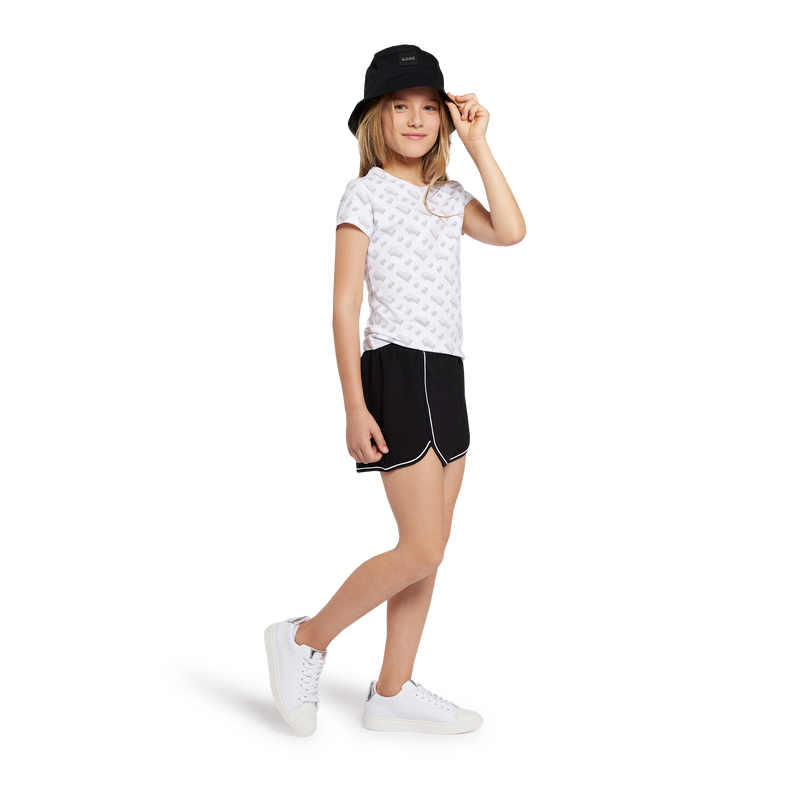T-shirt estampada gola redonda BOSS 
                    GIRL