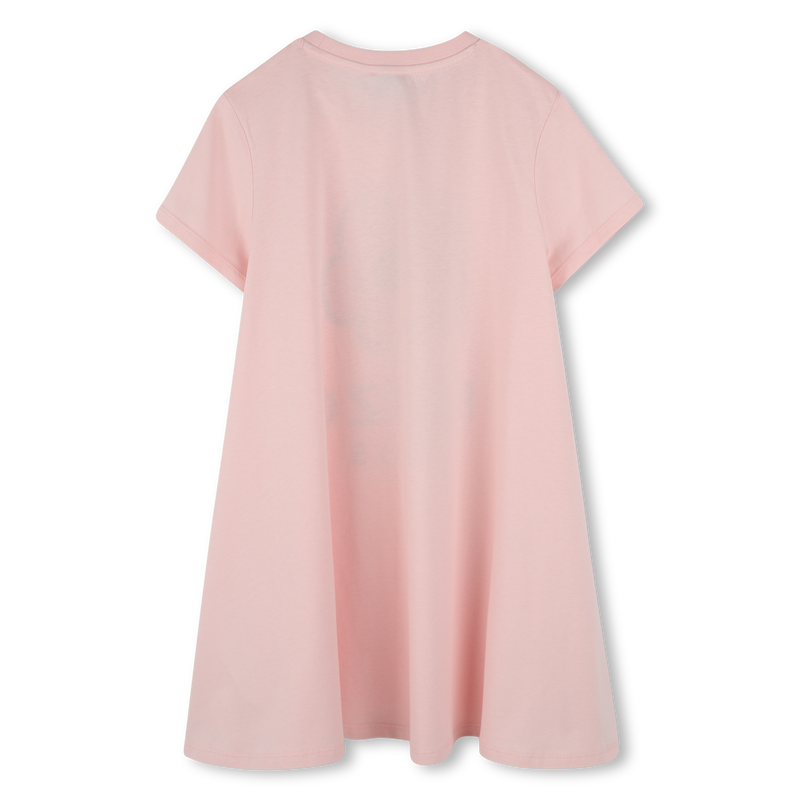 Vestido largo com estampado KENZO KIDS 
                    GIRL