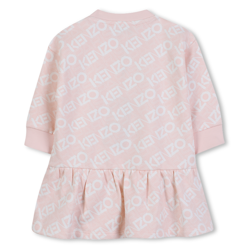 Vestido de l&atilde; estampado KENZO KIDS 
                        GIRL