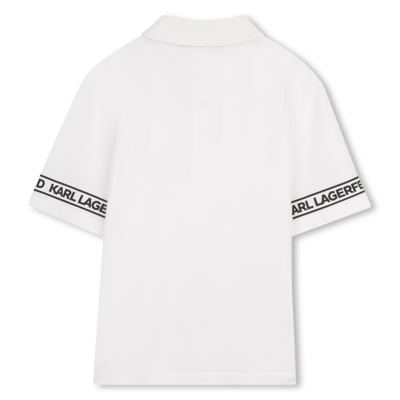 CAMISA POLO DE MANGA CURTA KARL LAGERFELD KIDS 
                        BOY