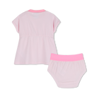 Vestido + conjunto de calcinha inchada BOSS 
                    GIRL
