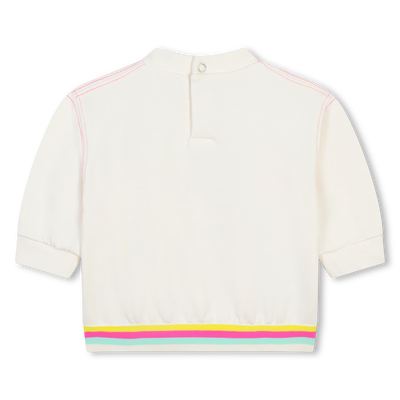 Sweatshirt em molet&atilde;o BILLIEBLUSH GIRL