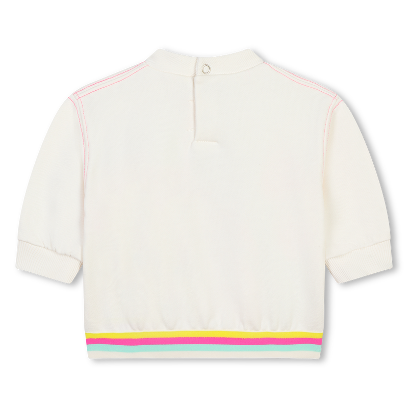 Sweatshirt em molet&atilde;o BILLIEBLUSH 
                        GIRL