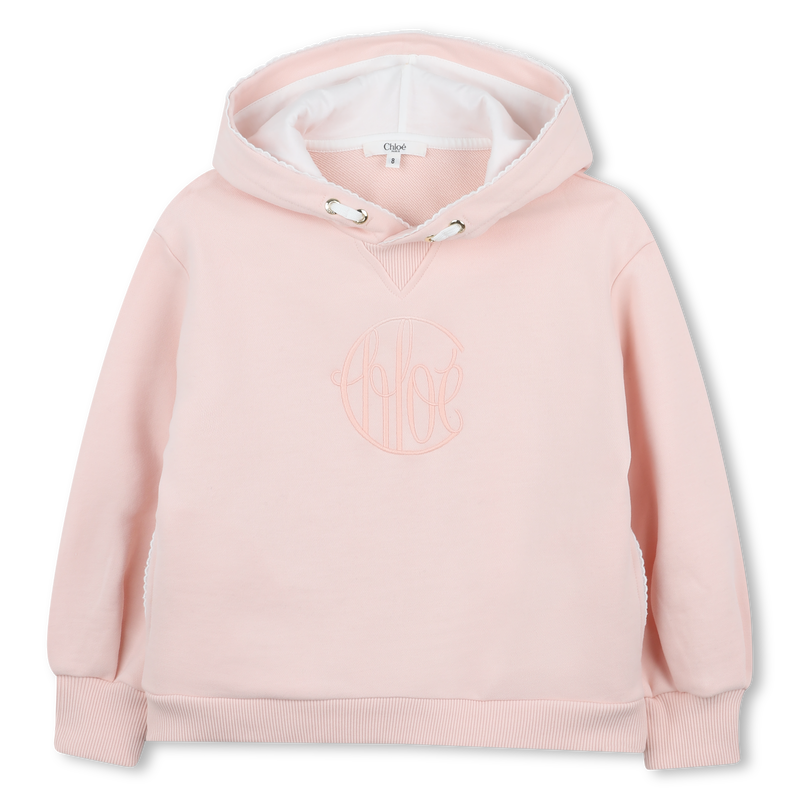 Sweatshirt curta com capuz CHLOE 
                    GIRL